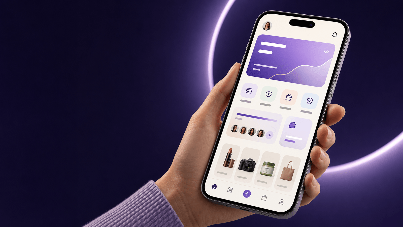 Monyo rewards phone dashboard